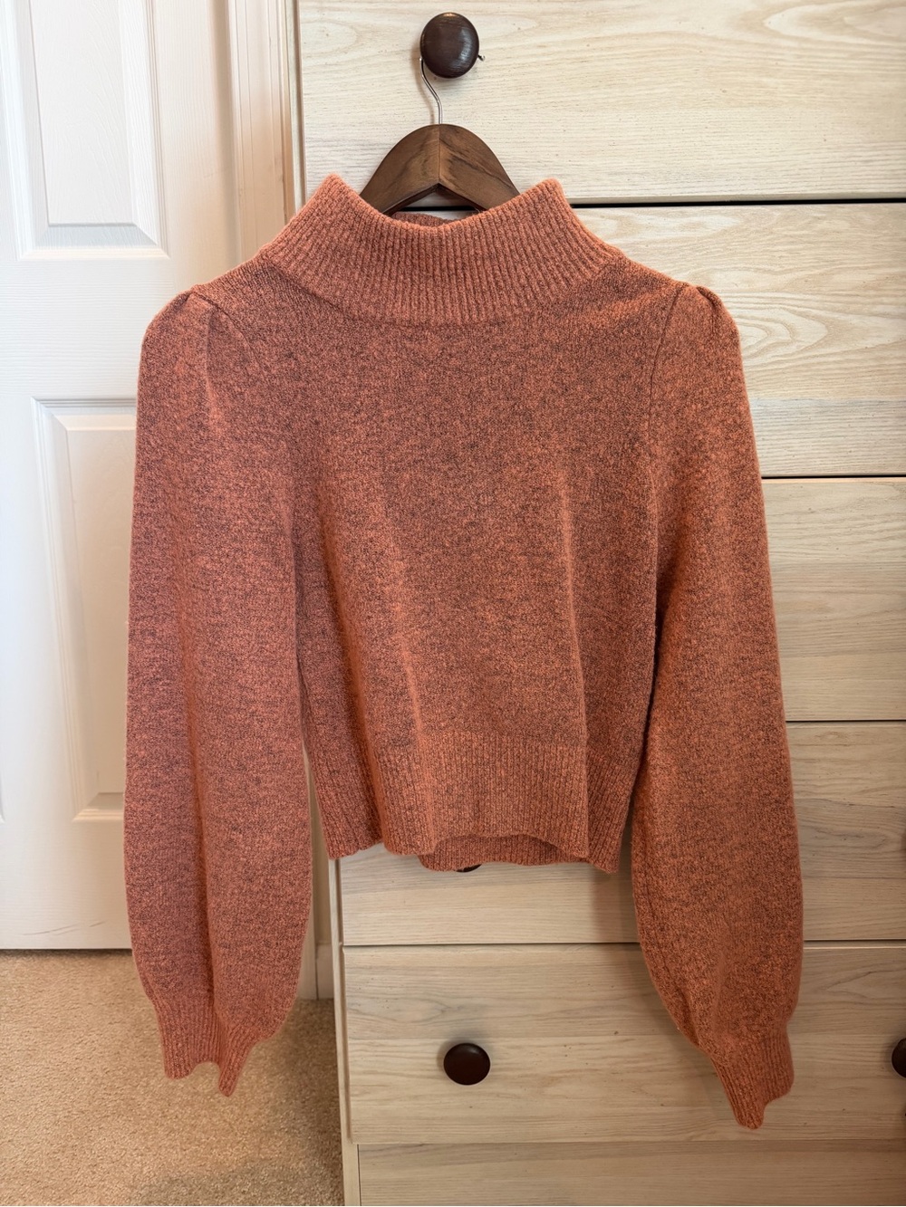 Lulu's Turtleneck Sweater in Rust
